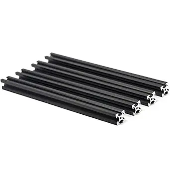 MengQi 4pcs 600mm 2020 V Type Slot Aluminum Profile, European Standard Anodized Extrusion for DIY 3D Printer and CNC Machine