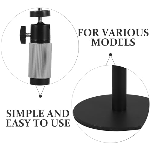 Soporte para proyector de altura ajustable con base estable de metal 6