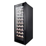 vinoteca para 30 botellas ✓ APERTURA DE ÁNGULO GRANDE: bisagras y diseño pensativo, la puerta que se abre a 220 °, permite el acceso al vino tinto e incluso exhibe tesoros, se ha vuelto más relajada y elegante.