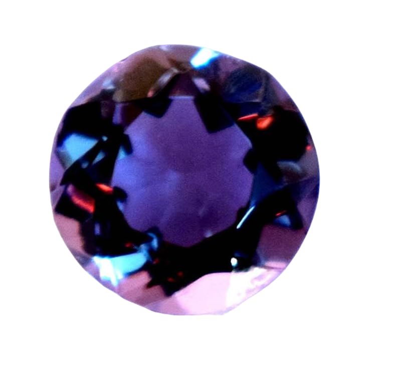 Alexandrite naturelle de 11 mm, gemme ronde d'exception pour création de bijoux