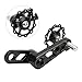 tomvorks Single Speed Chain Tensioner Aluminum Alloy Bike Chain Stabilizer for Folding Bikes (Black)