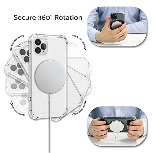 Toru Mx Slim For Iphone 11 Pro Magnetic Case, Compatible With Magsafe, Hybrid Transparent Hd Clear Case With Crossbody Strap, Scratch Resistant, Air Bumper Shock-Absorbing Corners - Clear #TOP4