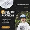 Halukakah Moissanite Cross Pendant Necklace for Boys Teens,1.0ct Total Lab-Grown Diamonds,Platinum White Gold Plated 925 Sterling Silver,Luxury Religious Jewelry,for Son,Grandson,Nephew,5-16 Years Old #5