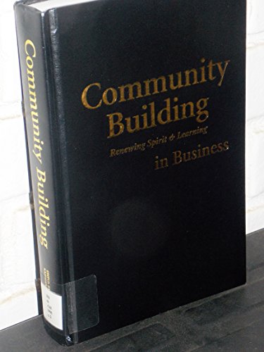Community Building 0963039059 Book Cover