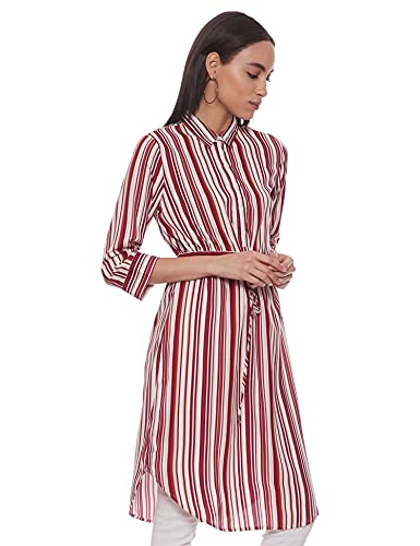 Image of EASYBUY Women's Rayon A-Line below The Knee Casual Dress
