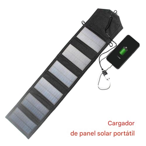 Panel Solar para Camping 72W Portátil Inversor Impermeable para Exterior 7