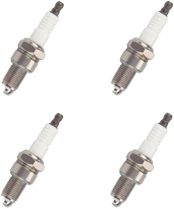 #US Spare Parts Spark Plug for Coleman for PowerSports Kt196 196cc Gas Go-Kart 4 Wheeler (set Of 4) (foxwpart#1225.08036)
