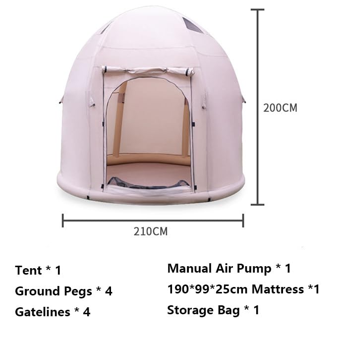 Carpa Inflable para Camping para 2-4 Personas miniatura 2