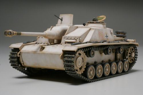 Sturmgeschutz III Ausf G SdKfz 142/1 Tank w/Die Cast Chassis 1/48 Tamiya