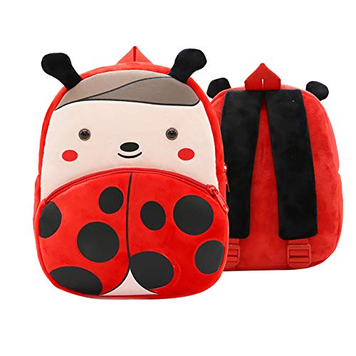 JUNGEN zaino bambina coccinella zainetti per bambini viaggio Casuale backpack per scuola elementare scolastici