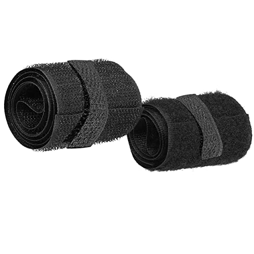 mumbi Cinta de velcro para coser, 50 mm x 0,5 m, color negro Cover
