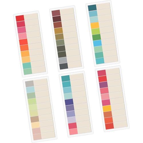 6 PCSRIȃXeBbL[m[gCfbNX^upbhVvȃJtȃXeBbL[m[gXN[ItBXpi