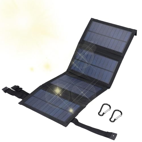 20W USB Foldable Solar Panel, Portable Solar Charger 20W Foldable Solar Panel with 5V USB for SmartPhone, Tablet, Laptop, Camera Waterproof Solar Cells Charger for Outdoor Use (Black) 20W USB Foldable Solar Panel, Portable Solar Charger 20W Foldable Solar Panel with 5V USB for SmartPhone, Tablet, Laptop, Camera Waterproof Solar Cells Charger for Outdoor Use (Black)