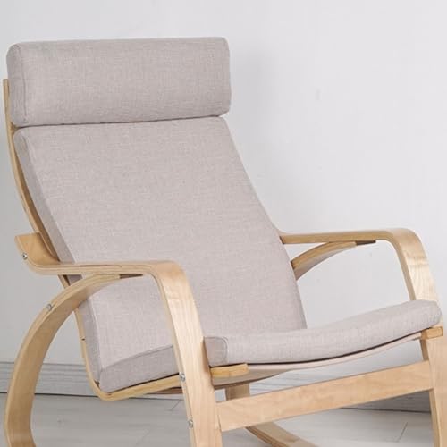 Coussin de rechange pour fauteuil, doux, antidérapant, épais, rembourré, en coton, déhoussable, pour chaise Poang
