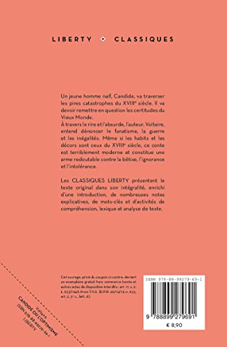 Candide ou l'optimisme [Lingua francese]