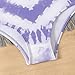 Girls Tie Dye One Piece Swimsuits Cutout Waist Cute Ruffle Beach Swimwear Bathing Suit for 6-15 Years