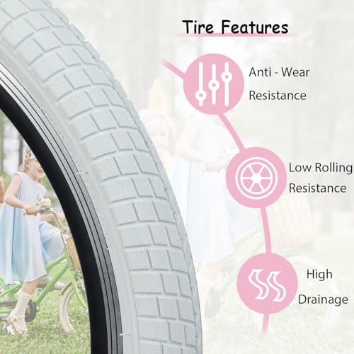 MEGHNA Pneu de bicicleta de montanha 50,8 x 5,4 cm com alavanca de pneu de bicicleta (57-406) substi