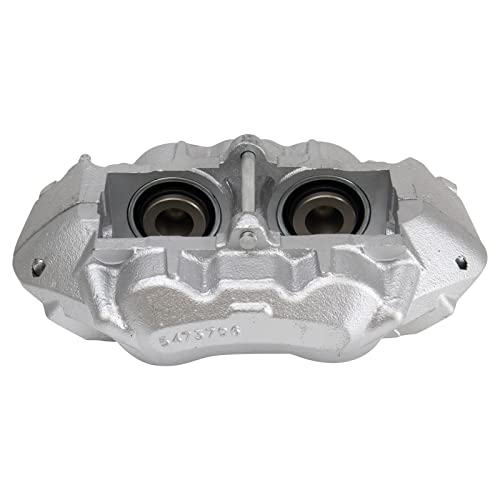 Image of TRQ Front Driver and Passenger Side Brake Caliper Set Caliper Brackets Hardware Compatible with 1965-1982 Chevrolet Corvette