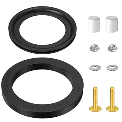 Tecreddy RV Toilet Seal Kit Replacement for Dometic 300 310 320 Series, RV Toilet Gasket Flush Ball Seal with Mounting Hardware Kit, Replace Part# 385311658 385311652