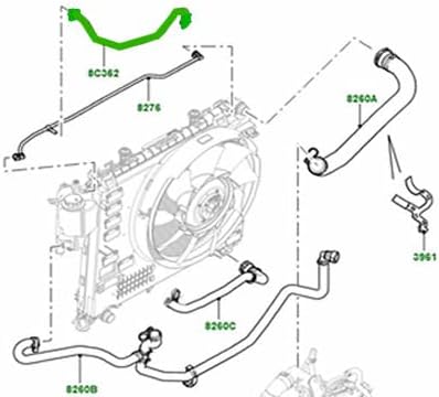 Miniatura 2 de Línea de decas de motor original compatible con Land Rover Range Rover 13 en LR035629