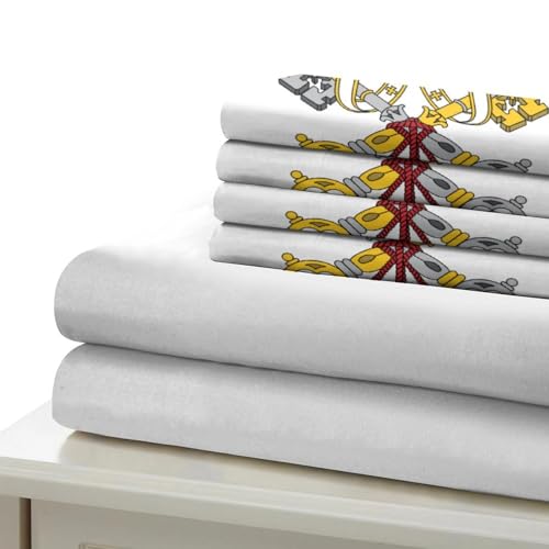 Housse de couette Vatican 135x200 microfibre avec taie d'oreiller pour lit simple - 6