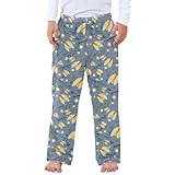 IHCVHQX Pajama Pants Fireflies Glowing Lanterns Plush Fleece Long Pj Bottoms Sleepwear Lounge Pant S