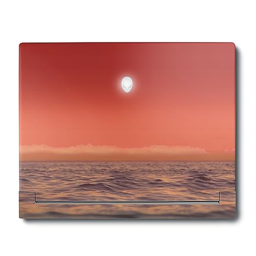 Image of MightySkins Skin Compatible with Alienware X16 R1 (2023) Full Wrap Kit - Red Horizon | Protective, Durable, and Unique Vinyl Decal wrap Cover | Easy to Apply & Change Styles | Made in The USA
