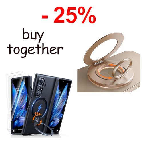 Magnetic Stand Case & Magnetic Phone Grip Ring Holder Kickstand