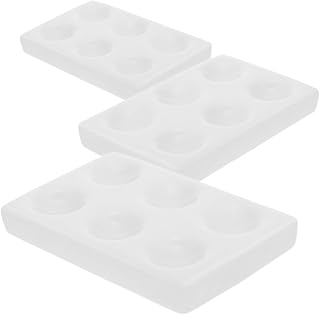 3pcs Porcelain Spot Reaction Plate for Chemical Testing Design for Laboratory Experiments Nonreactive and Stable Versatile Use Medical Research and Analysis