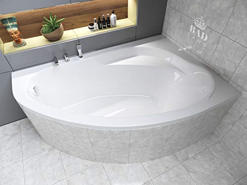 Eckbadewanne Polimat Badland Original Weiß Acryl 150×100
