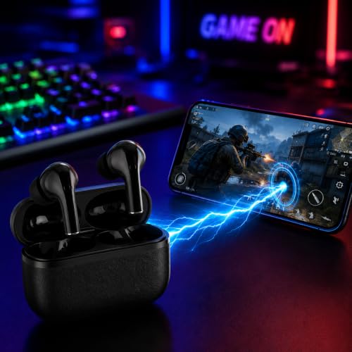 Image of Wireless Bluetooth Earbuds with 36H Playtime, ENC Noise Reduction, HD Mic, Touch Control, Fast Charging, Type-C, IPX5 Water Resistant TWS Earbuds for Android & iOS