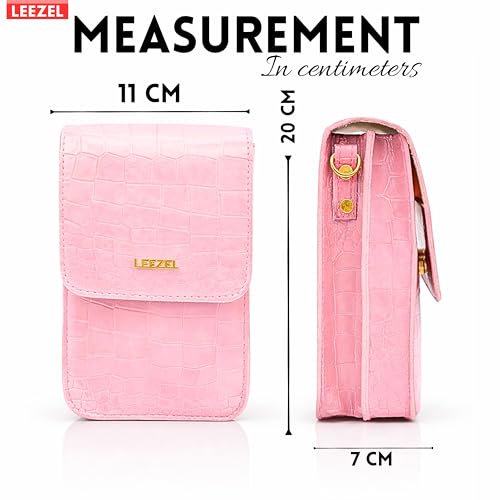 Image of LEEZEL Women's Girls Wallet Sling Bag for Mobile Cell Phone Holder