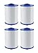Produktbild Kseyic Ersatzkartuschen für Whirlpool-Filter,für Unicel 6CH-940 für Pleatco PWW50 Whirlpool-Filter, kompatibel,Filterkartuschen für Jacuzzi Ersatz Filter (4 Stück)
