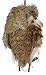 Plush Brown Owl Ornaments, 2 Assorted