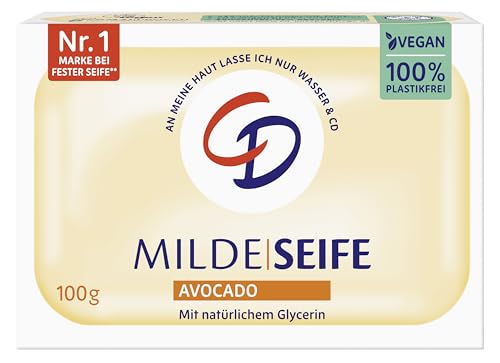 CD MILDE SEIFE | AVOCADO | vegan & ohne Mikroplastik | 100g