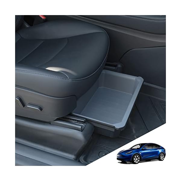 Jawjut Tesla Model Y Sitz Organizer TPE+ABS Doppelter verdeckter Organizer Tesla Model Y ZubehÃ¶r