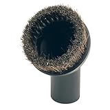 Round Horse Hair Vacuum Brush Attachment for Shark Vacuums, Compatible with Miele C1 Shark NV350 NV360 NV500 NV501 HV300 HV301 HV322 HV371 HV372 (1-3/8'' Vacuum Dusting Brush)