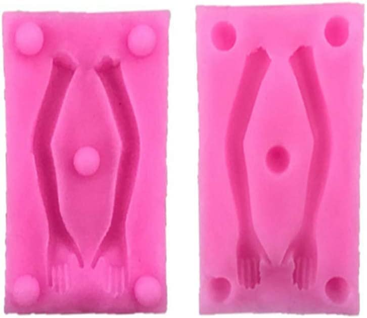 KOMUNJ 3D Plastic Fondant Mould for People Fondant Chocolate Jelly Cake Decoration Baking Tool DIY Clay Plaster Toy Molds Human Body Female Model - Image 3