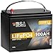 Produktbild BSA LiFePO4 100Ah 12V Mini Lithium Batterie Wohnmobil Akku mit BMS Solarbatterie Solar Boot