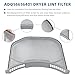ADQ56656401 Dryer Lint Filter Stainless Steel Mesh and MCK49049101 Lint Screen Housing fit for Ken-more Elite L-G Dryer, Lint Filter Replace ADQ566564 DLE3600W DLE3400W DLE3500W DLE3170W by Fetechmate