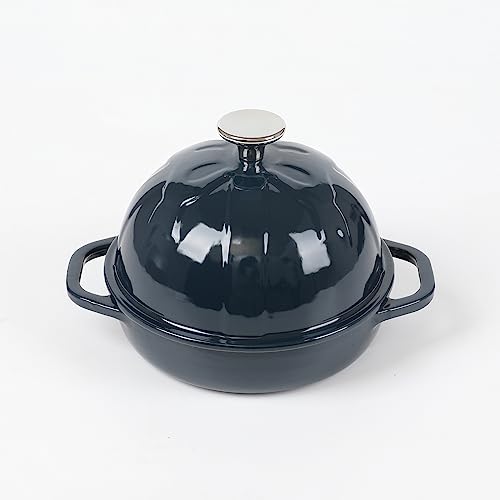 HAWOK Cast Iron Bread Cloche, Dia. 6.3inch/16cm, 0.57qt, Sou...