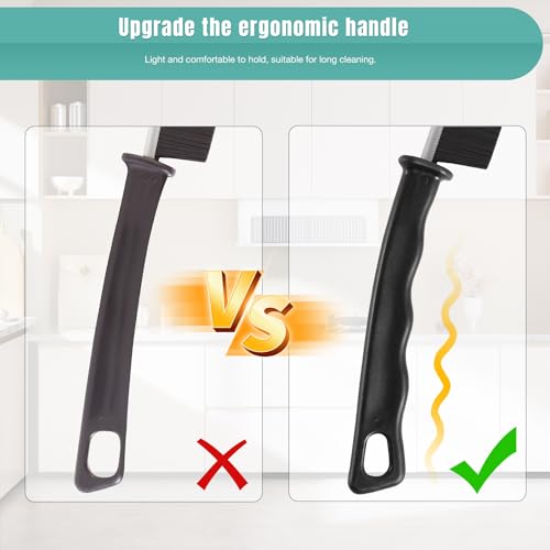 Image of 7pcs Hard Bristle Crevice Cleaning Brush Multifunctional Gap Scrub Cleaner Tool for Household Use, Kitchen Sink, Bathroom, Toilet Dead Corners, Window, Vehicle, Grout, Clean Tight Spaces