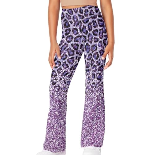 Girls Yoga Pants 5-14 Girls Flared Leggings Kids Yoga Pants Bell Bottom Leggins High Waisted Bootcut Sweatpants3