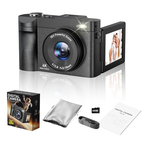 4K Digital Camera for Photography- 50MP Autofocus...