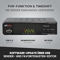 [ Test SEHR GUT, Note 1.1 *] AXRED S90 Plus Sat Receiver mit Aufnahmefunktion, HD fähig, Full HD, Digital Sat-Receiver für Satellitenschüssel Satelliten Satellit TV Fernseher, HD-Receiver, HDMI – Ansicht 6