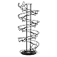 Joeji’s Kitchen Eierablage im Spiral-Design, Eierkorb, Eierspirale, Eierhalter, Eier – Metall – für bis zu 36 Eier – Aufbewahrung von Küchenzubehör (schwarz)