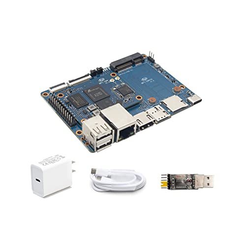 Banana Pi CM4 Single Board Computer, con Amlogic A311D CPU 5TOPS NPU Mali-G52 GPU, LPDDR4 4GB RAM 16G eMMC per AI Edge Computing, Supporto per Android Linux, compatibile con Raspberry Pi CM4