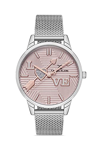 Image of Daniel Klein Stainless Steel Analog Pink Dial Women's Watch-DK.1.12791-4