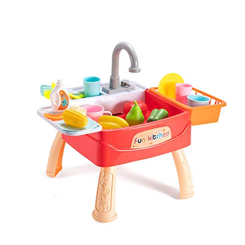 Kindergeschirrspüler, Spüle, Spielzeug, Elektrisches Zirkulierendes Wasser, Küchenspüle Für Babys, Jungen Und Mädchen, Spielhaus, Essen, Spielen