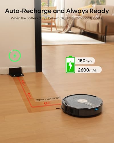 Robot Vacuum with Self-Emptying Station
